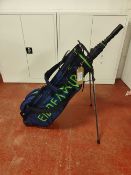 Fastfold Endeavor golf carry bag with Volvik umbrella