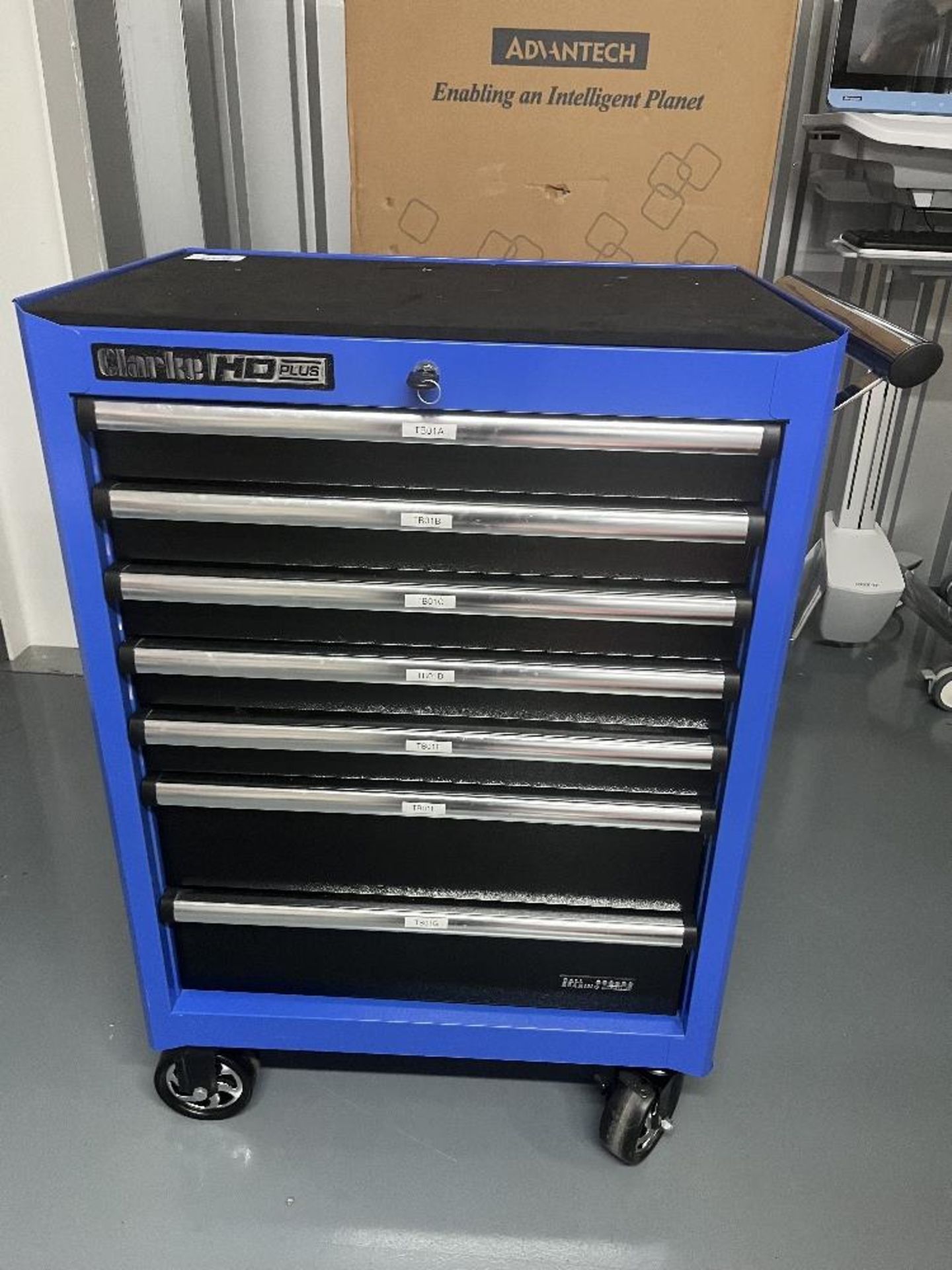 Clarke CBI170B HD Plus 7 Drawer Tool Cabinet & Contents