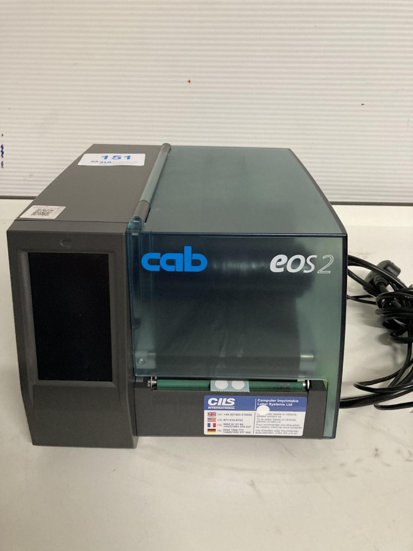 Cab EOS2/300 Label Printer - Image 2 of 4