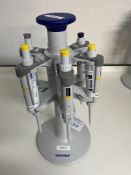 Eppendorf Pipette Carousel 2 with (6) Adjustable Volume Pipettes