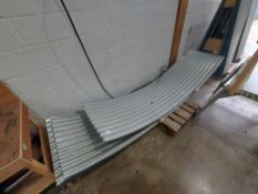 Quantity Of Various Size Curved Galvanised Corrugated Steel