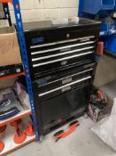 SGS 6 drawer tool chest and rollcab with contents of hand tools