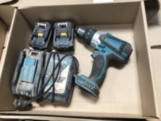 Makita DHP458 Combi drill with (2) Battery's and battery charger