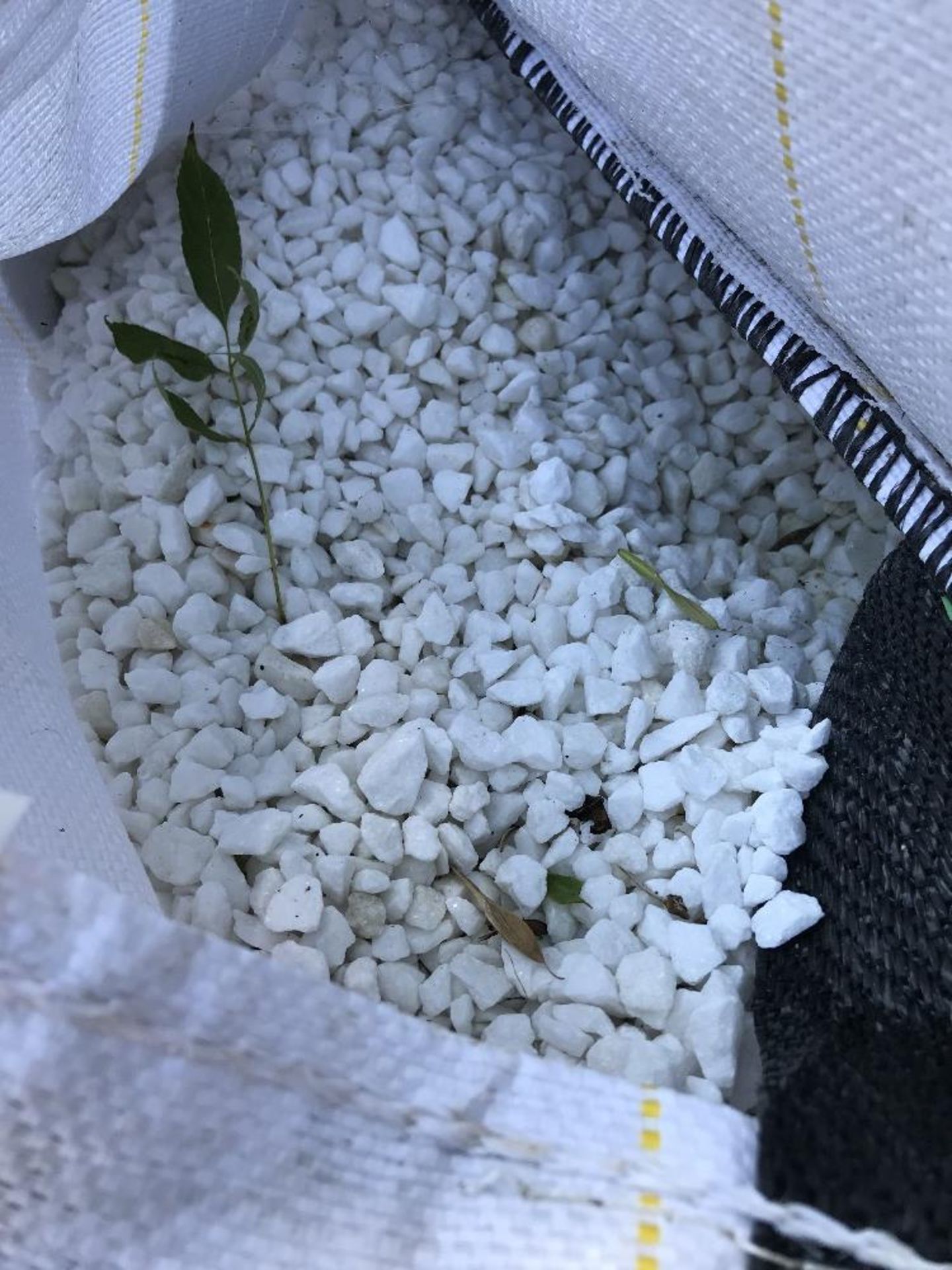 (9) Bags Of Unbranded White Gravel - Image 2 of 4