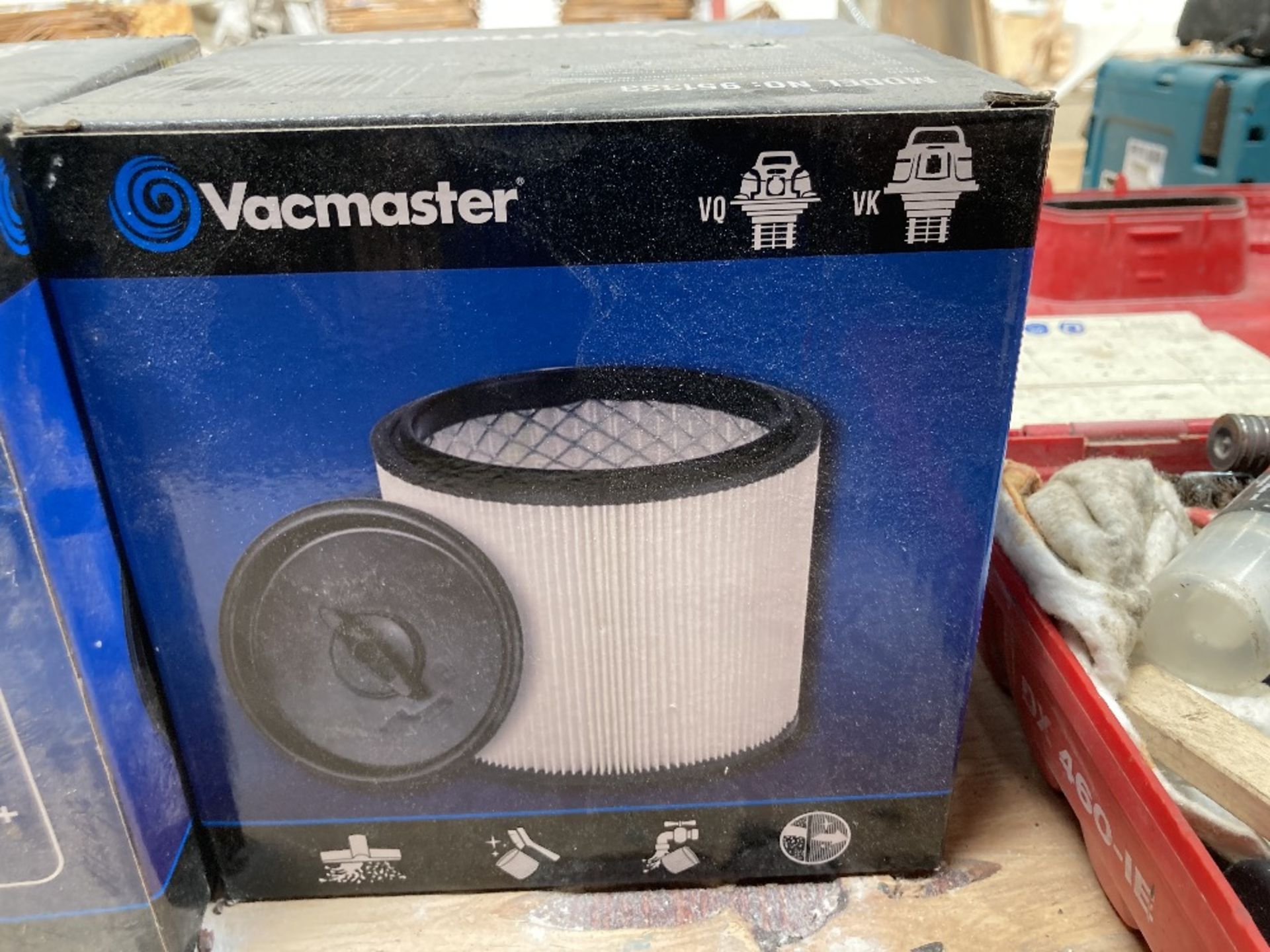 (2) Vacmaster 951333 cartridge filters