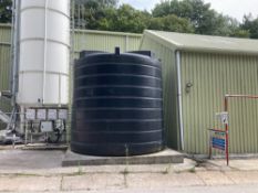 Enduratank polypropylene rainwater collection tank with process purification plant