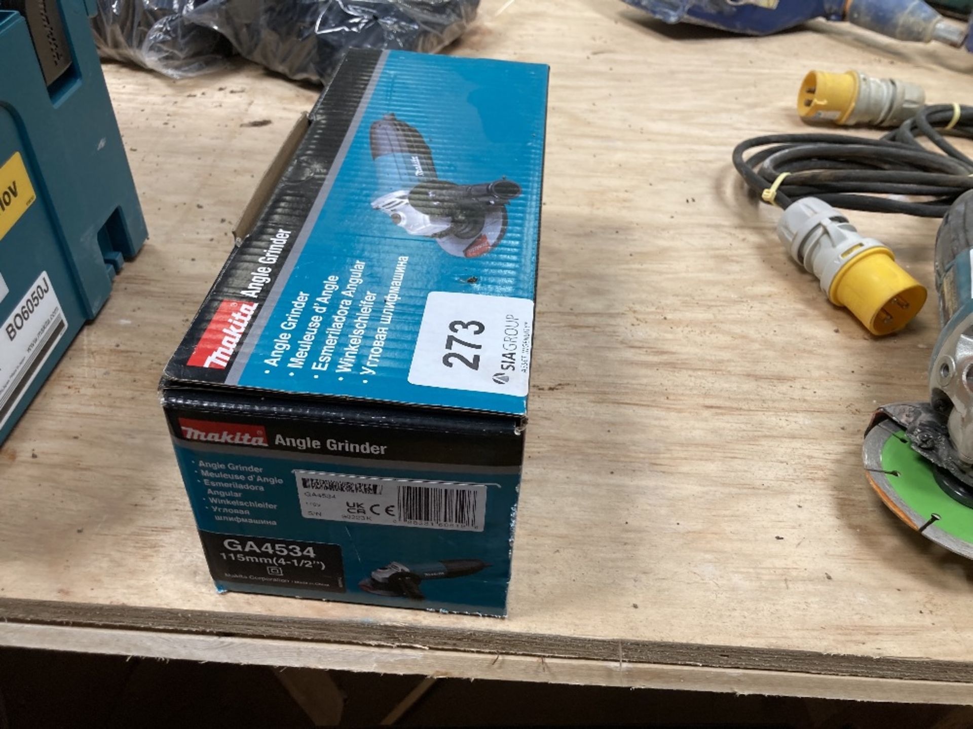 Makita GA4534 Angle Grinder new in box - Image 2 of 6