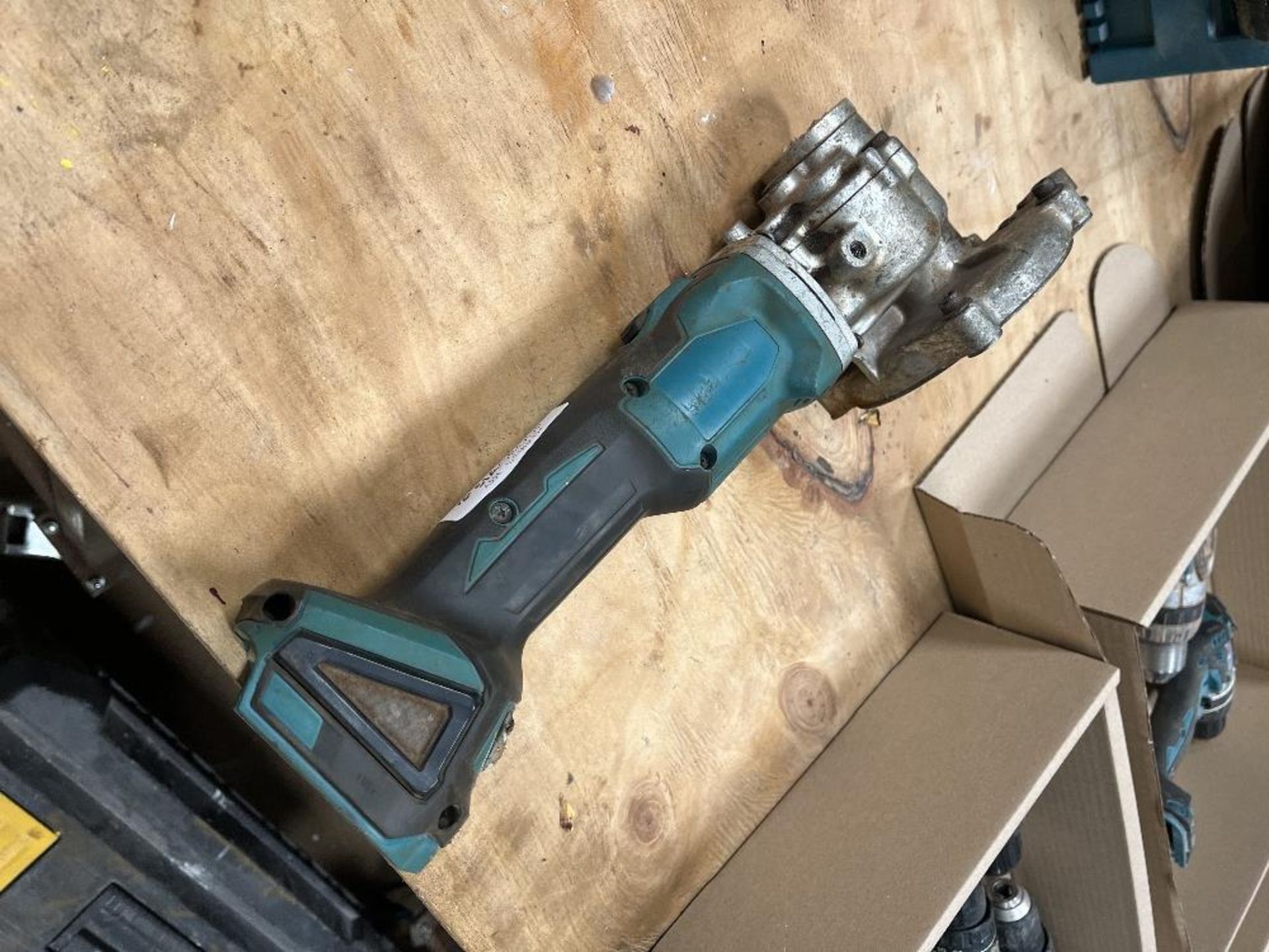 Makita battery angle grinder with bespoke head please note no battery or charger - Image 3 of 3