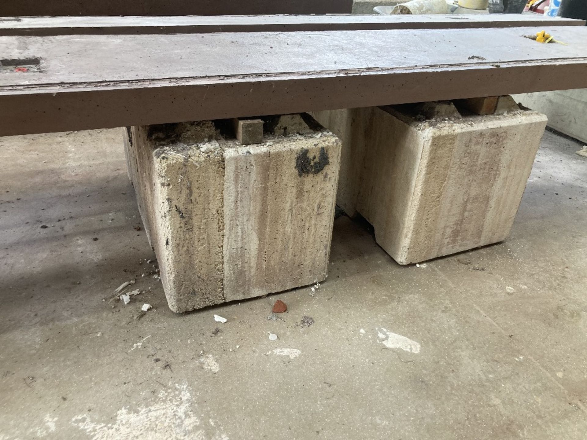 Approximately 25 concrete Interlocking blocks - Image 18 of 21