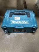 Makita drill box with tools and consumables