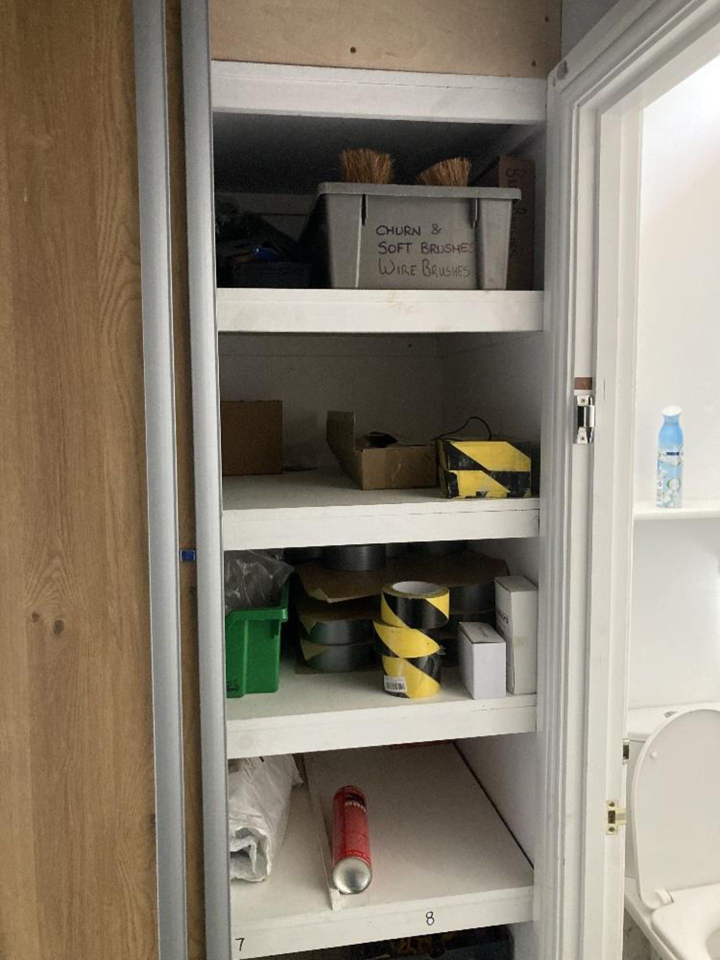 Miscellaneous Cupboard With Contents Included