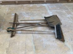 Quantity Of Cleaning Equipment To Include Shovels And Brooms