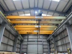 Combination Lot (3) Gantry cranes complete with rails