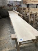 (3) Planks Of Large Sized Wooden Material