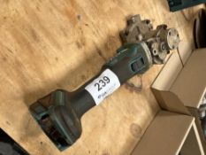 Makita battery angle grinder with bespoke head please note no battery or charger