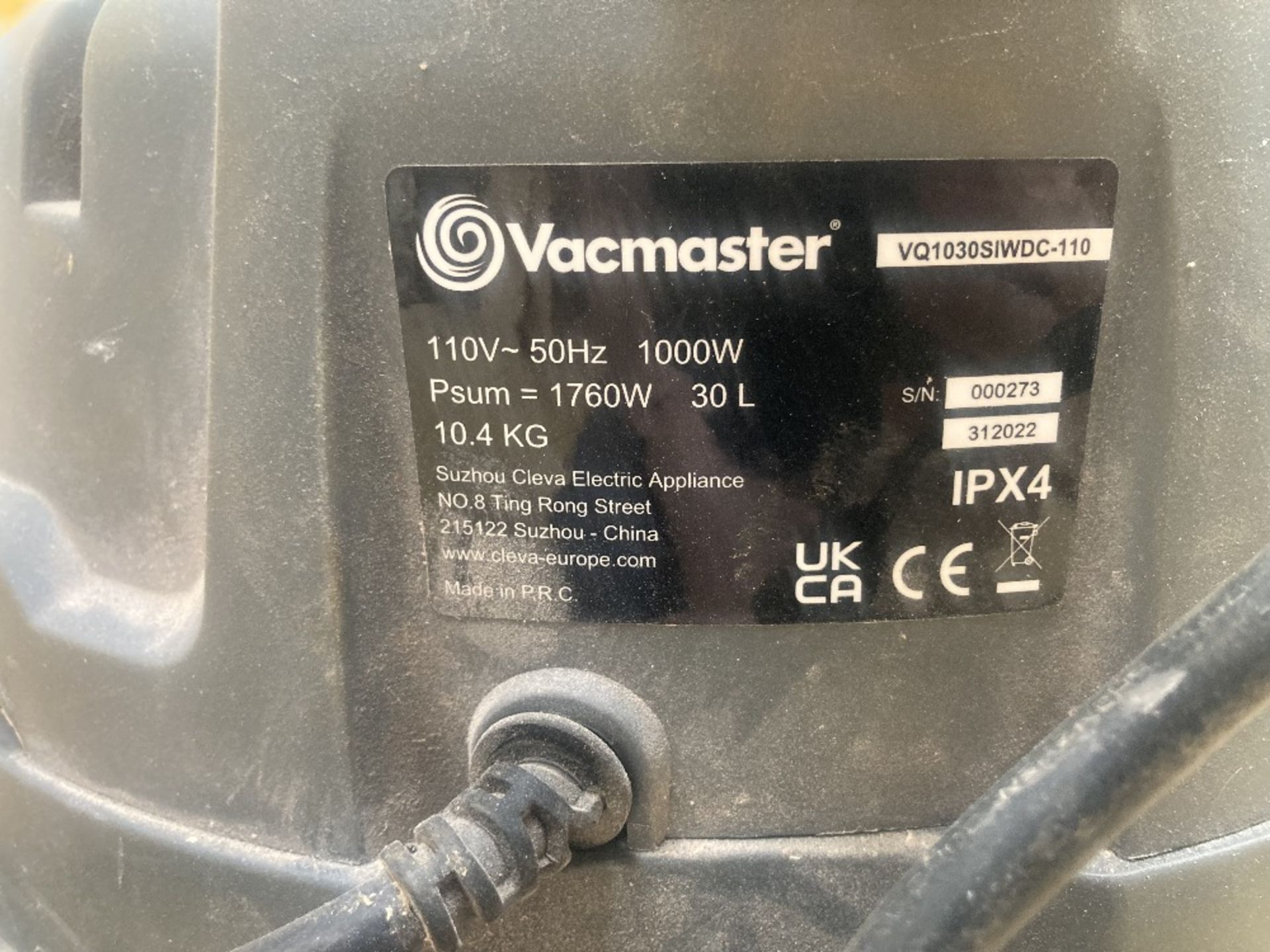 Vacmaster Industrial Vacuum - Image 5 of 5