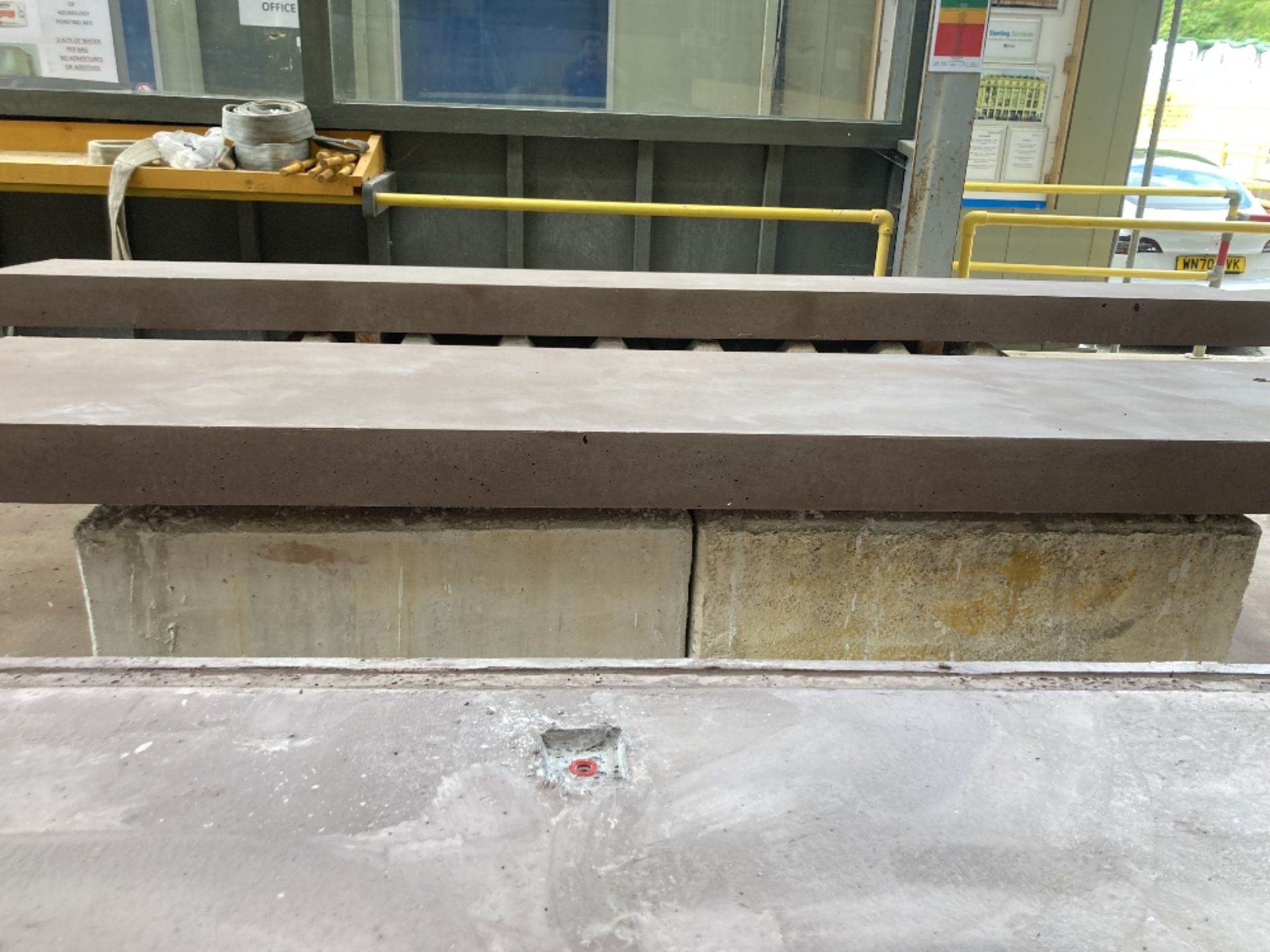 Approximately 25 concrete Interlocking blocks - Image 19 of 21