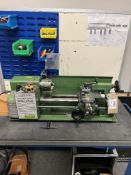 Warco CJ0618 Variable Speed Benchtop Mini Lathe with Trolley