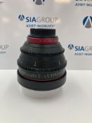 Set of (6) Canon Cinema EOS Systems Cine Primes (EF) Lenses