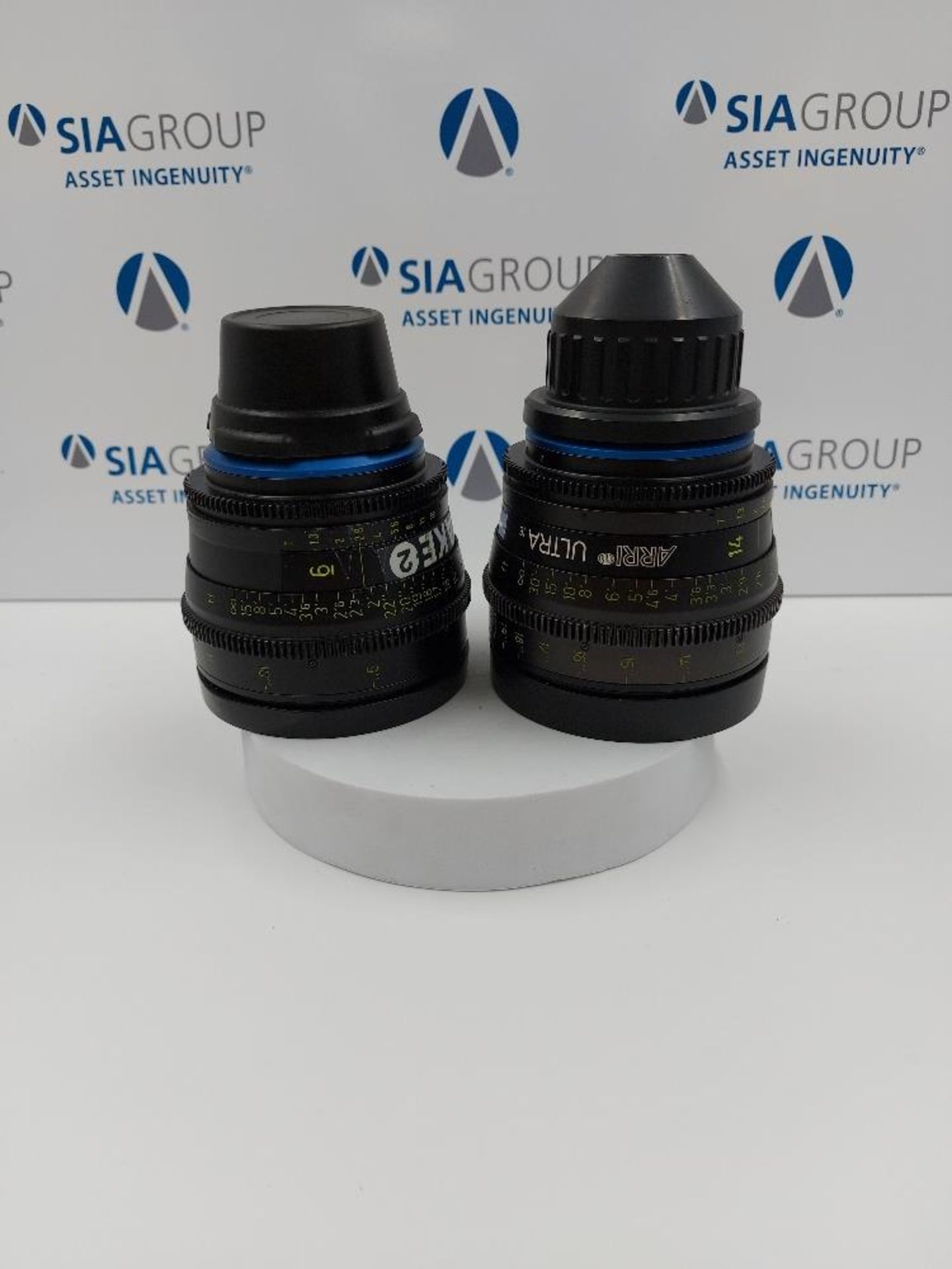 (2) Damaged Zeiss ARRI Ultra 16 T1.3 Cinema PL Mount Lenses (6mm & 14mm)