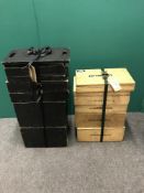 (2) Sets of (7) American Apple Boxes