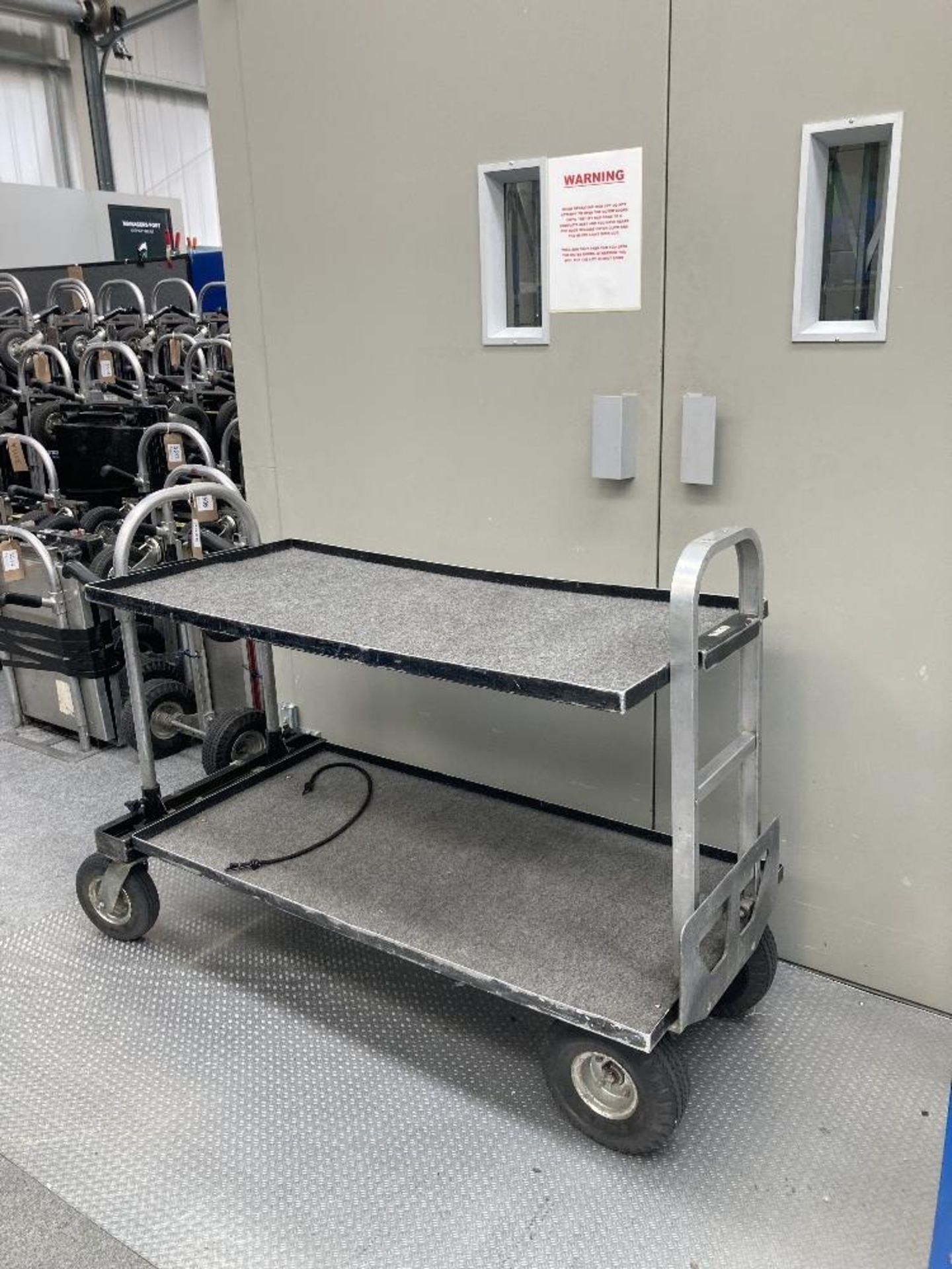 Magliner 49" Two-Tier Convertible Mobile Equipment Trolley - Image 2 of 11