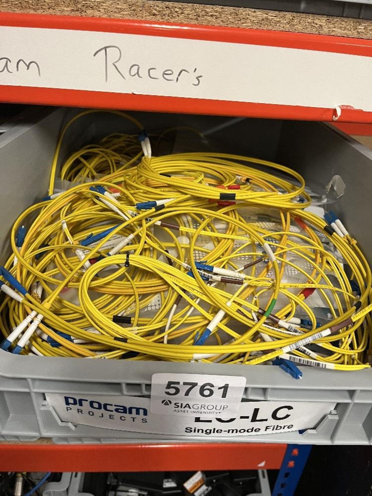 Quantity of ST-LC, LC-LC, LT-LT Single Mode Fibre Cables & Fibre Couplers