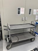 Magliner 49" Two-Tier Convertible Mobile Equipment Trolley