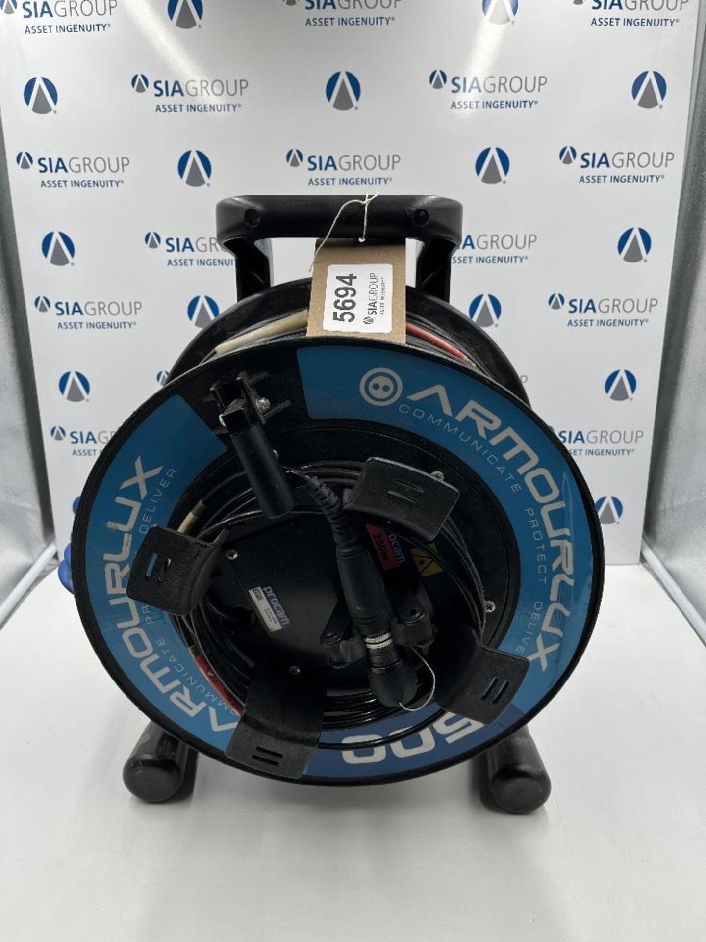 250m Fibre Cable on Armourlux 500 Drum