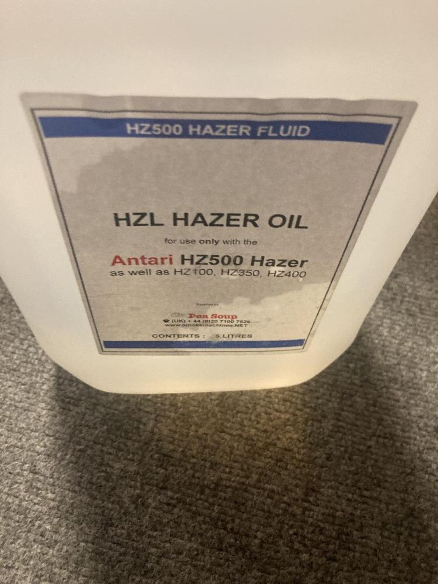 (3) Antari 5L HZL Haze Fluid Oil - Image 2 of 3