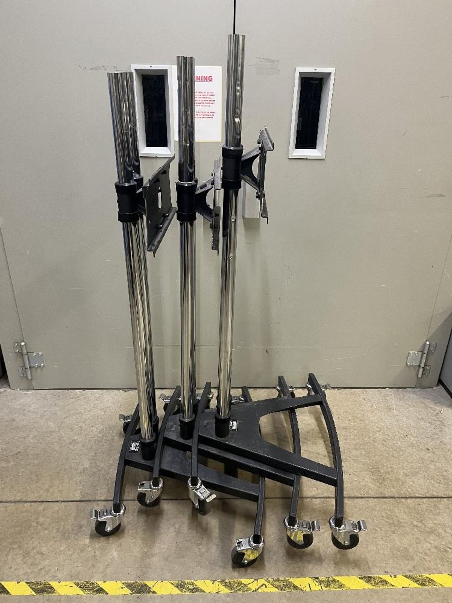 (3) Unicol Mobile Monitor Stands, 42 - 72'' - Image 2 of 3