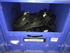 Quantity of 13 AMP 4-Way 5m AC Extension Leads