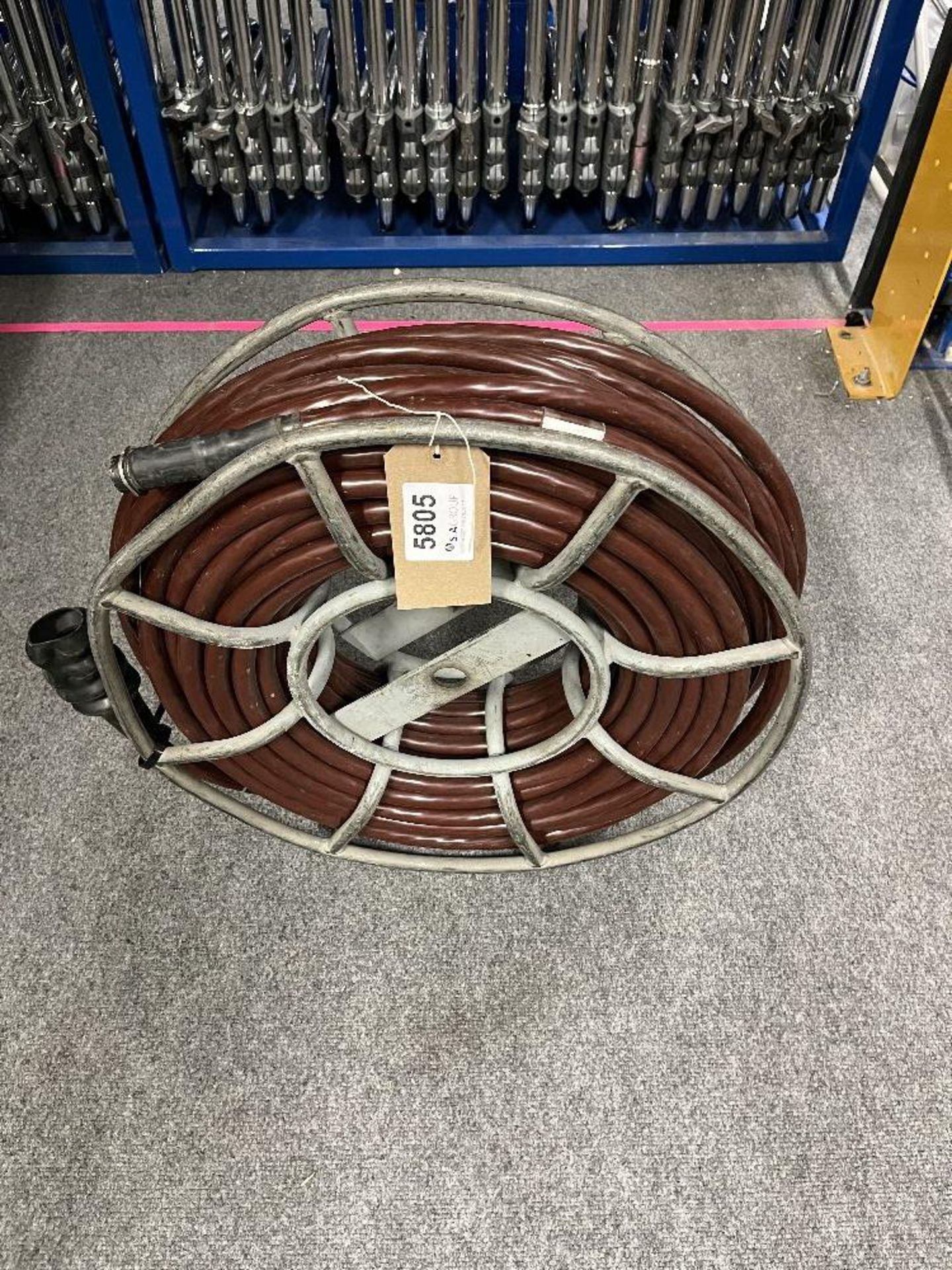 Multicore 60m Cable on Metal Skeleton Fibre Reel - Image 2 of 3