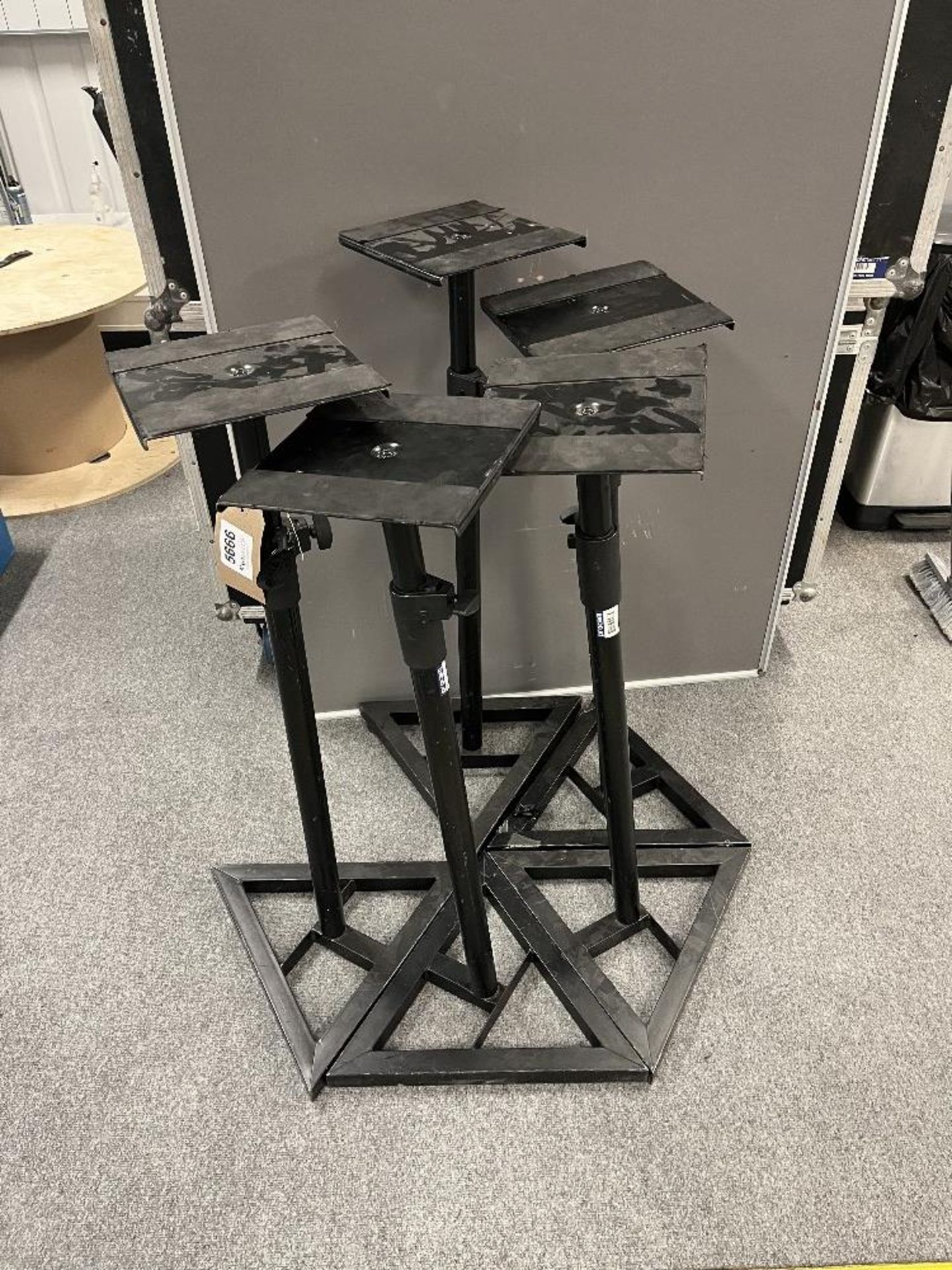 (5) Variable Height Monitor Stands - Image 3 of 3