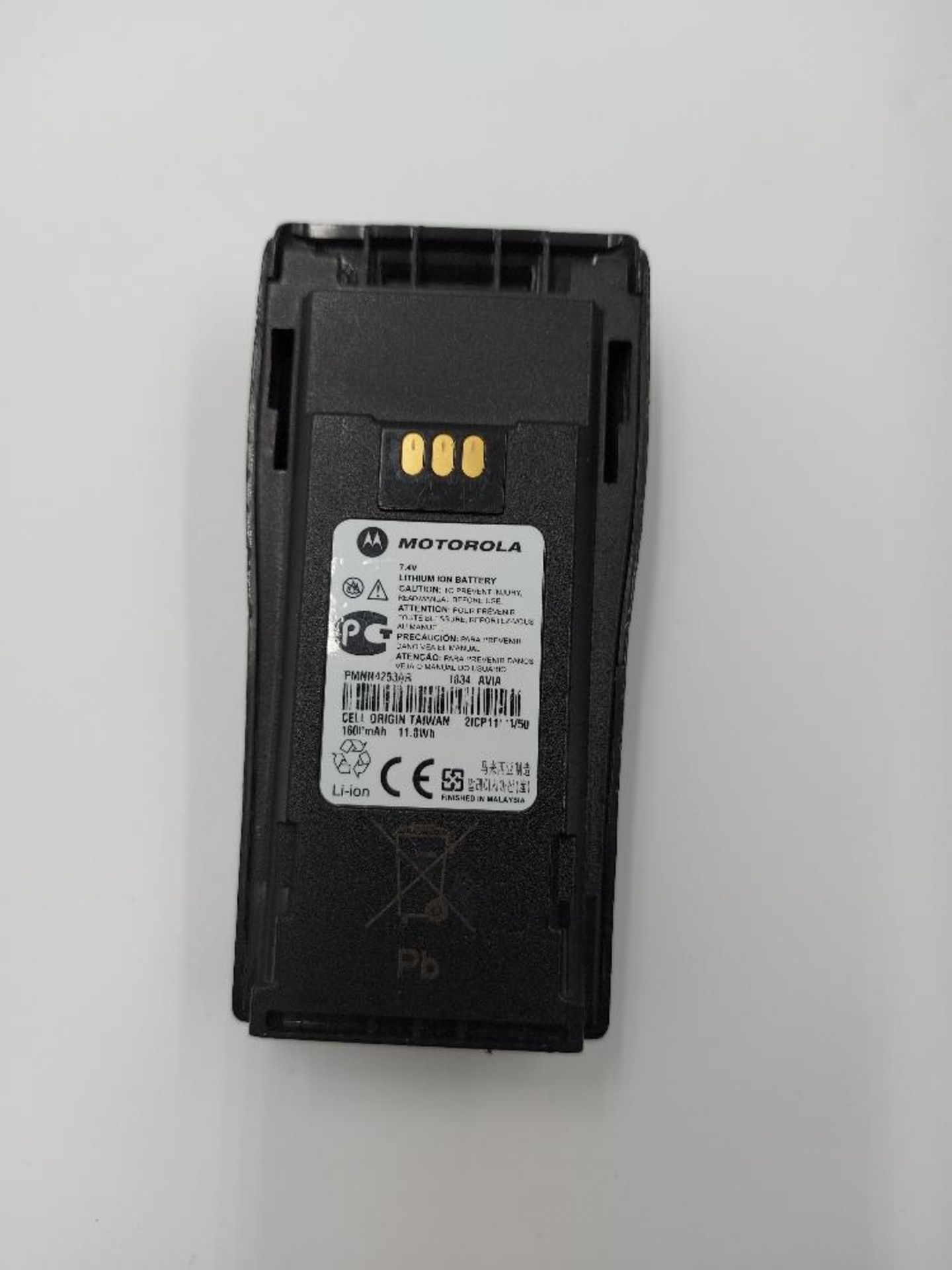 (12) Motorola Walkie Talkie Batteries With (2) 6 Way Chargers - Image 6 of 6