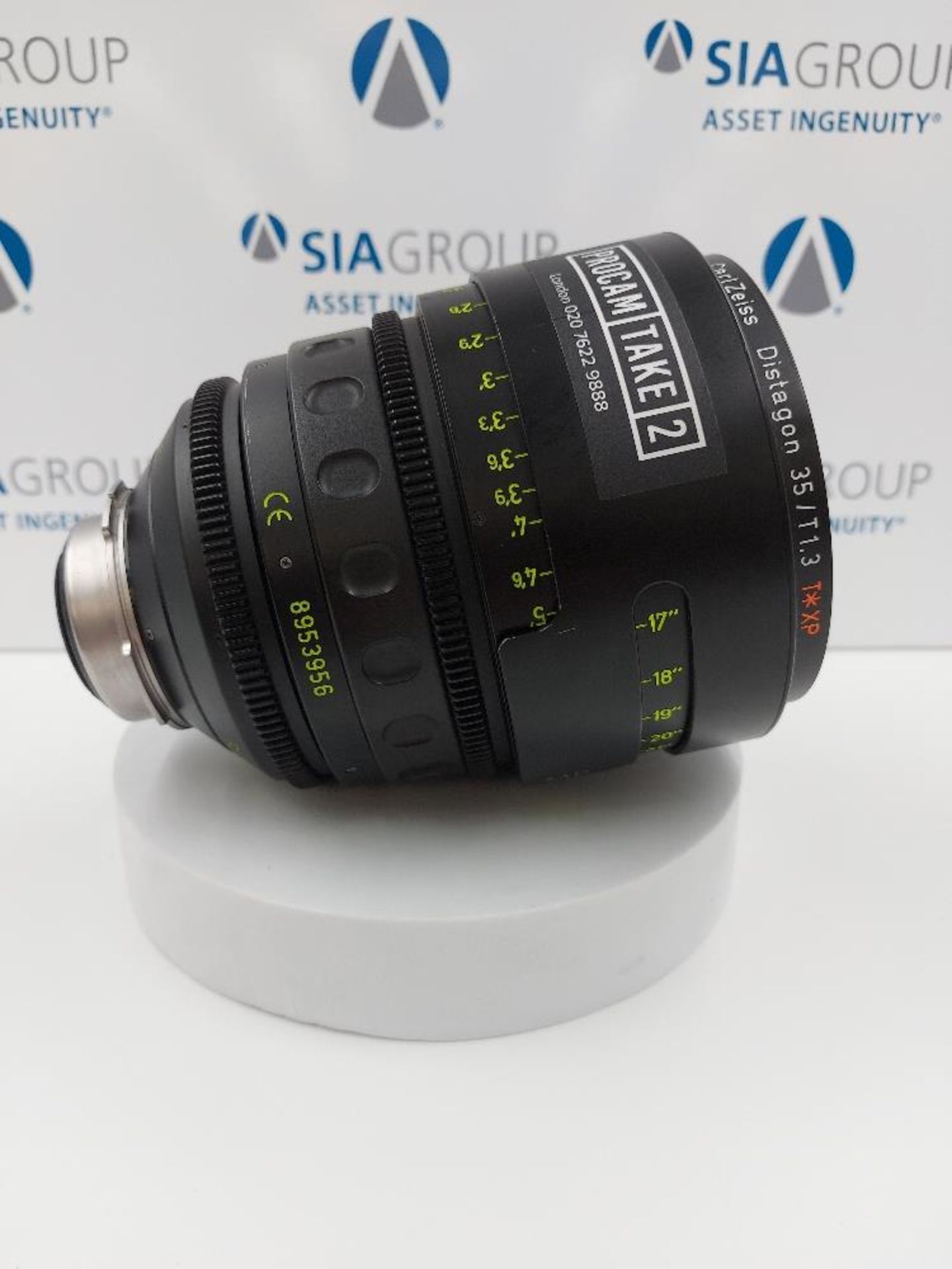 Zeiss ARRI Master Prime 35mm T1.3 Lens with PL Mount - Image 3 of 6