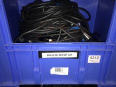 Quantity of 25m 16 AMP Extension Cables