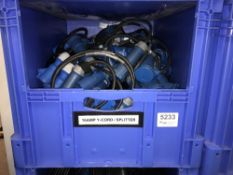 Quantity of 16 AMP Y-Cord Splitter Cables