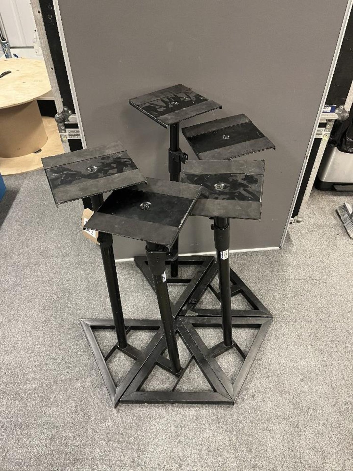 (5) Variable Height Monitor Stands - Image 2 of 3