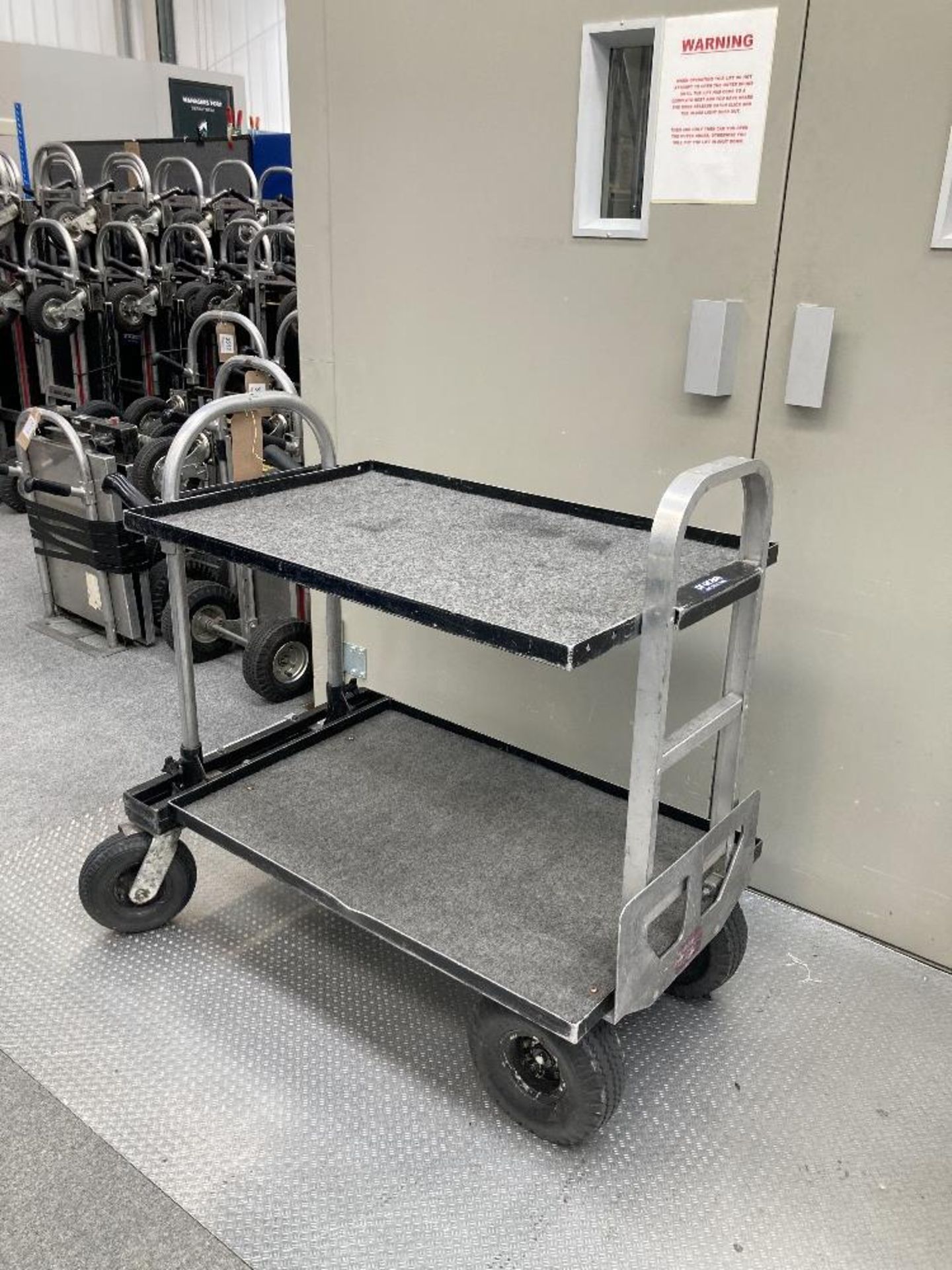 Magliner 36" Two-Tier Convertible Mobile Equipment Trolley - Image 3 of 10