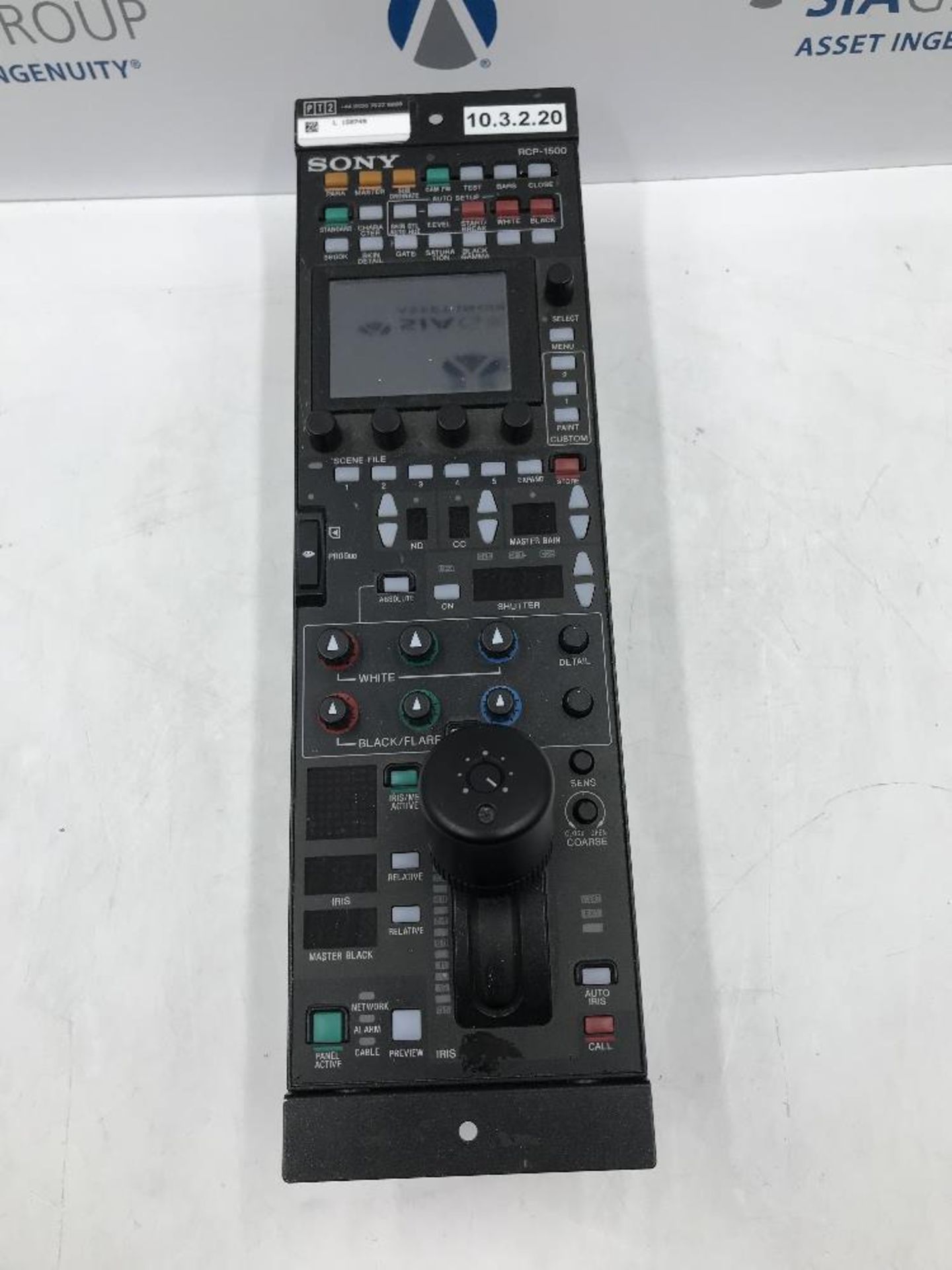 Sony RCP-1500 Remote Control Panel (Joystick Type) for use with HDC & XDCAM System Cameras - Image 2 of 3