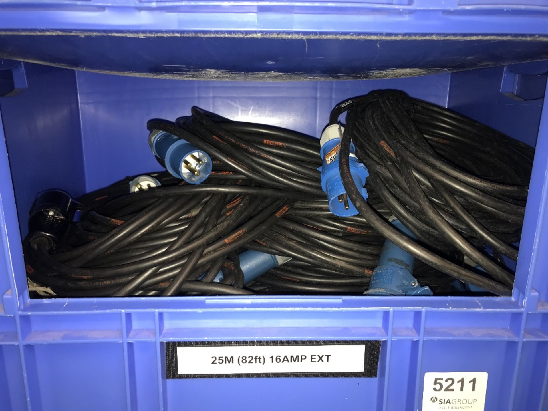 Quantity of 25m 16 AMP Extension Cables - Image 2 of 2