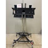 (2) Unicol Mobile Monitor Stands, 65''