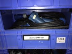 Quantity of 8m 32 AMP Extension Cables