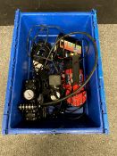 (3) Various Small Air Compressors and (2) Battery Chargers