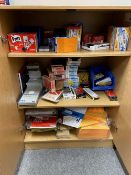 Stationary Cupboard and Contents