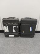 (2) Peli 1560 Waterproof Cases