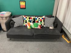 Upholstered 2 Seater Sofa and (2) Armchairs
