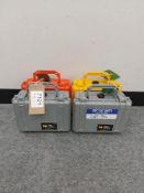 (4) Peli 1150 Waterproof Cases (Various Colours)
