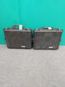 (2) Peli 1600 Waterproof Cases